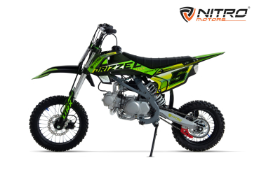 NITRO MOTORS 125cc Kinder Dirtbike Drizzel URX 14/12 4-Gang